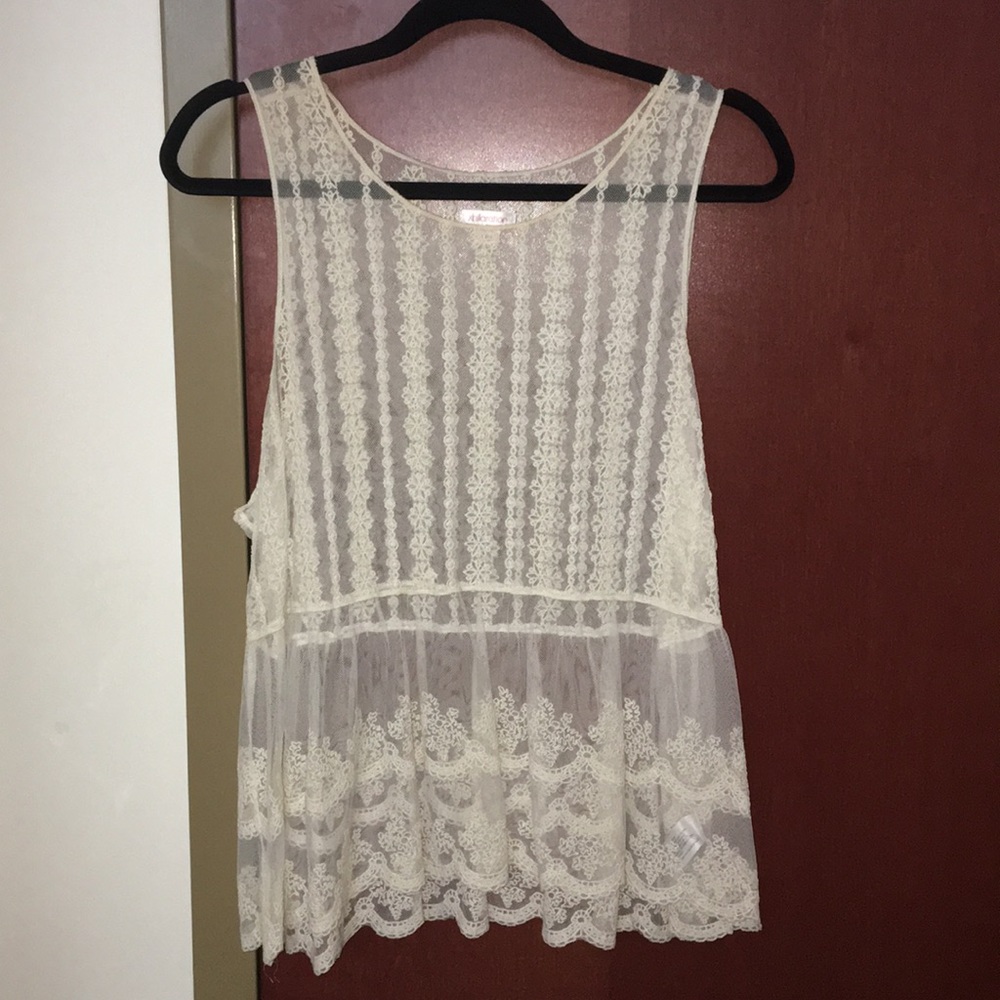 WORN ONCE Xhiliration Tank Top • Fits sizes XS - L